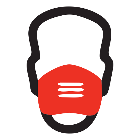 Suitable protective mask is required